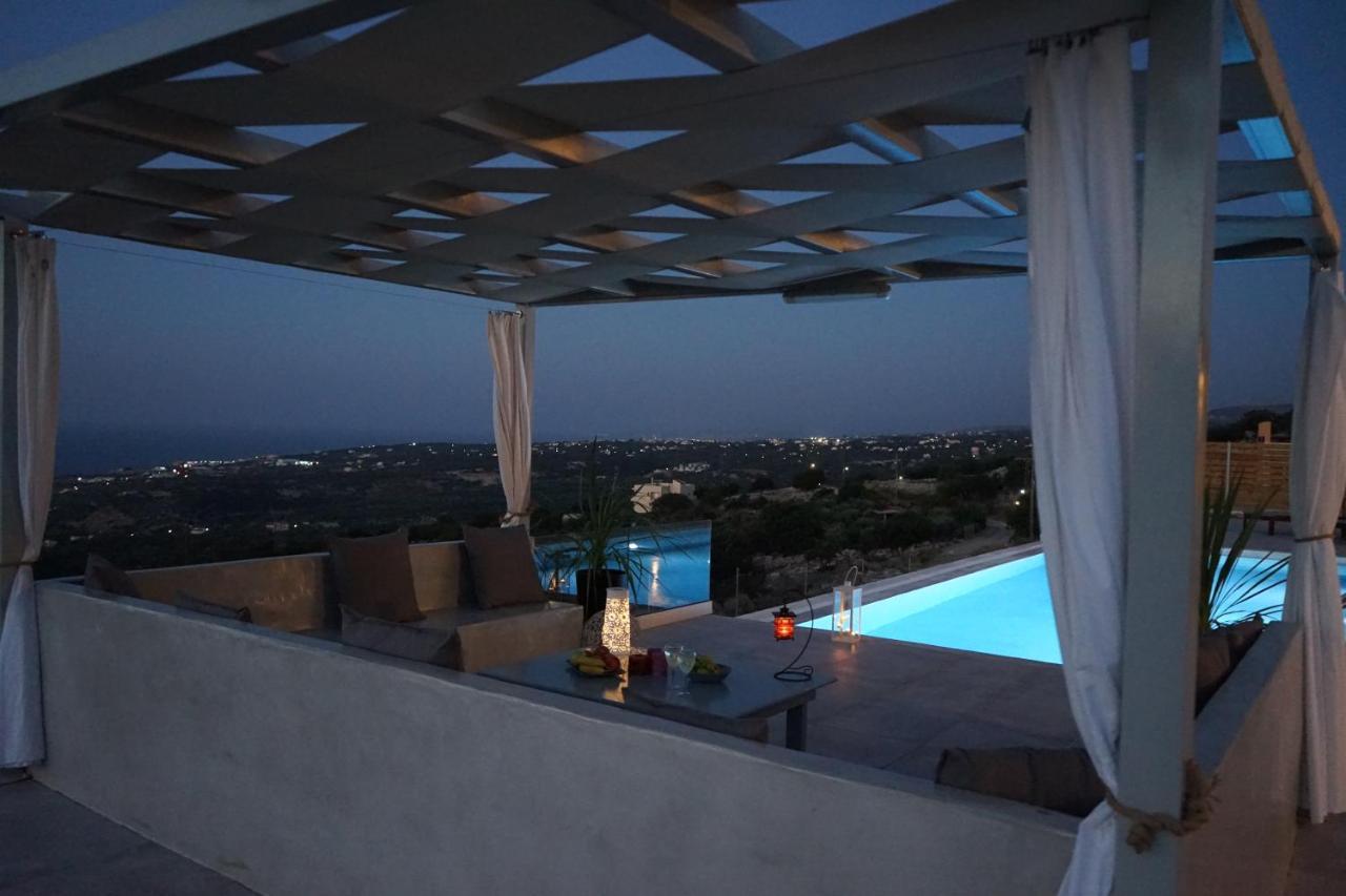Eva Villas West With Infinity Pool & And Panoramic Sea View Gerani Chanion エクステリア 写真