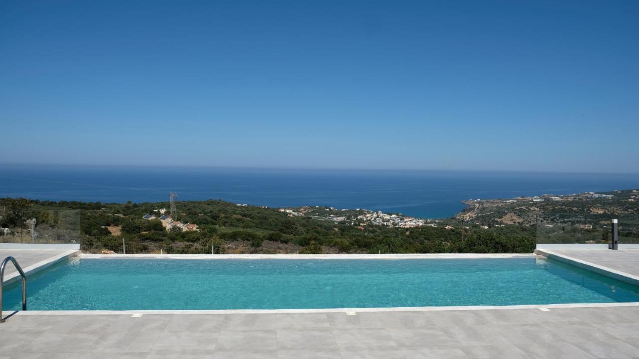 Eva Villas West With Infinity Pool & And Panoramic Sea View Gerani Chanion エクステリア 写真