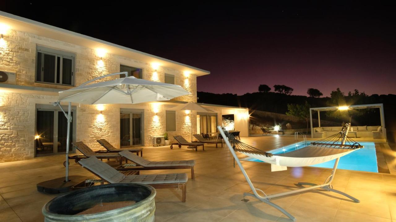 Eva Villas West With Infinity Pool & And Panoramic Sea View Gerani Chanion エクステリア 写真