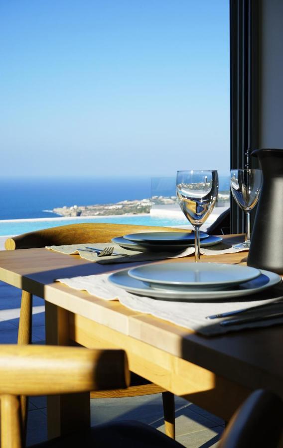 Eva Villas West With Infinity Pool & And Panoramic Sea View Gerani Chanion エクステリア 写真