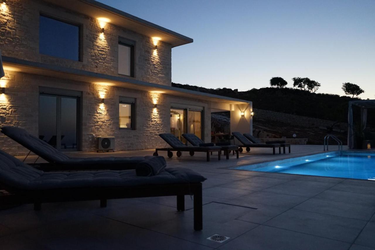 Eva Villas West With Infinity Pool & And Panoramic Sea View Gerani Chanion エクステリア 写真
