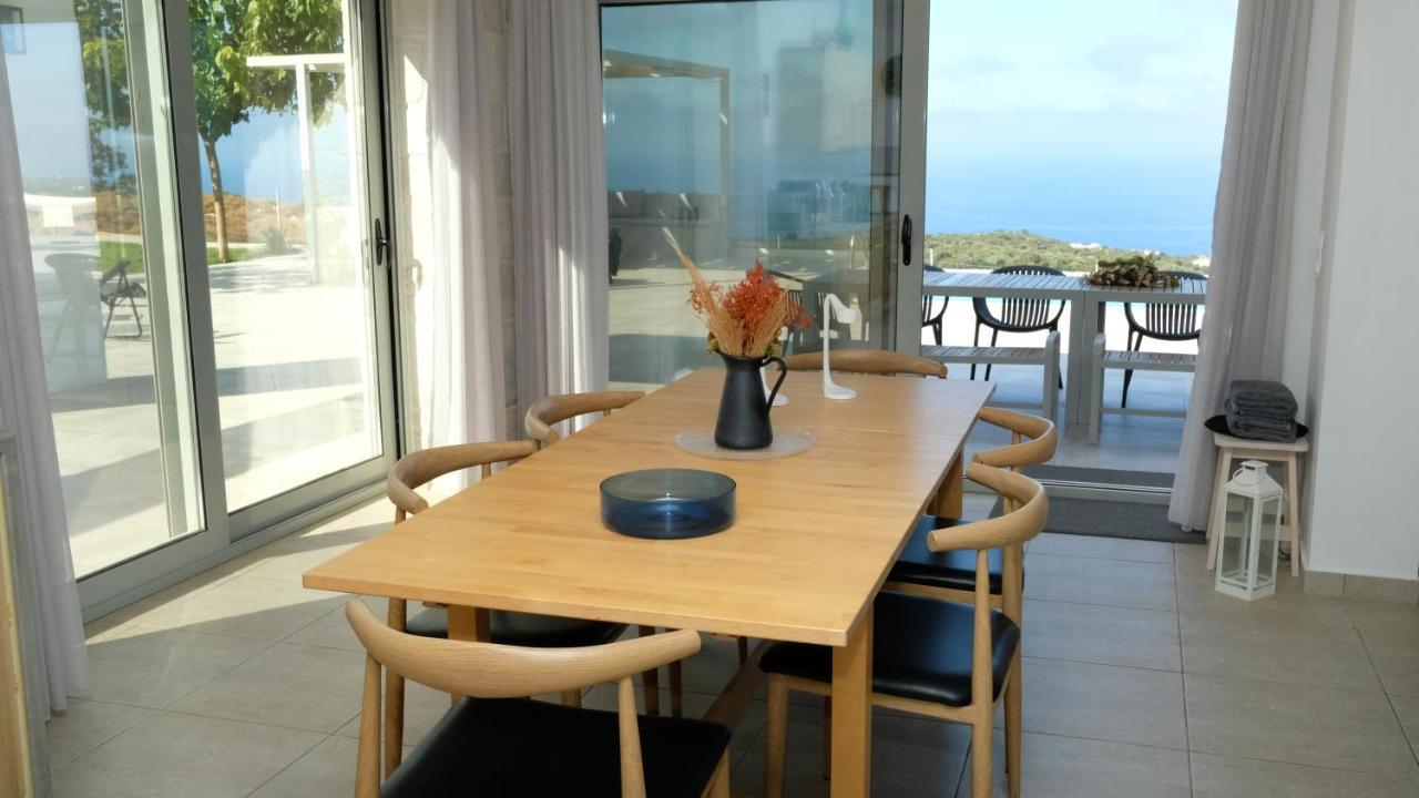 Eva Villas West With Infinity Pool & And Panoramic Sea View Gerani Chanion エクステリア 写真