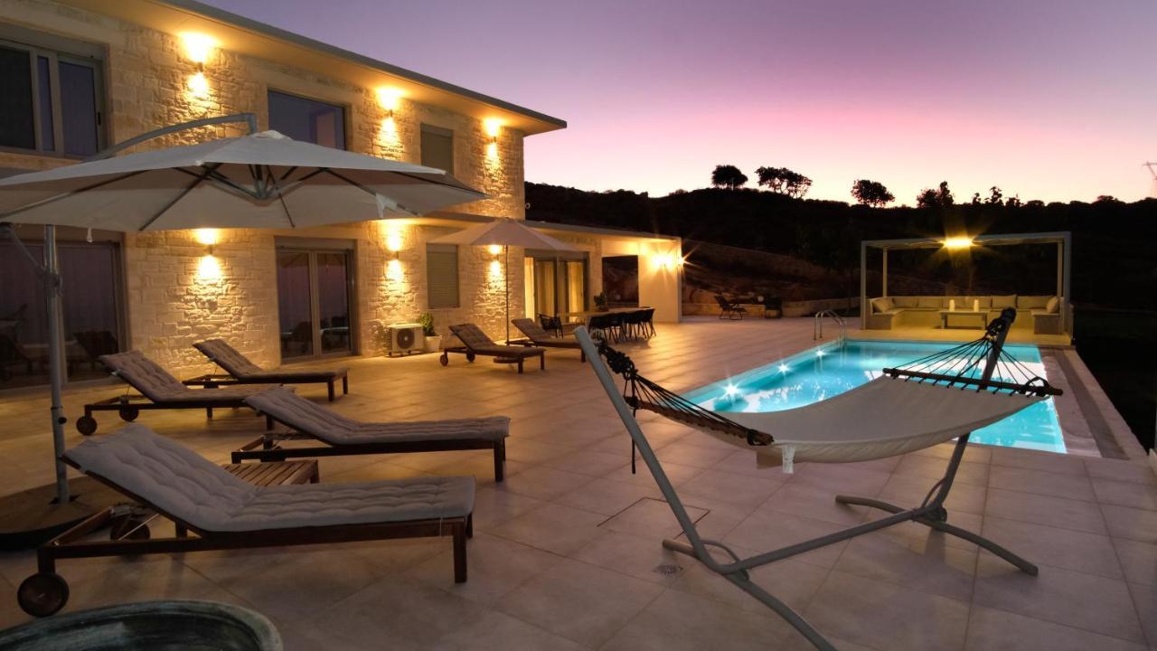 Eva Villas West With Infinity Pool & And Panoramic Sea View Gerani Chanion エクステリア 写真