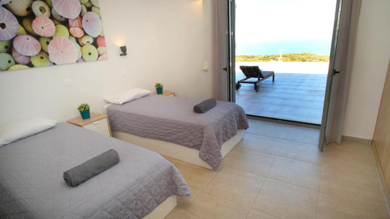 Eva Villas West With Infinity Pool & And Panoramic Sea View Gerani Chanion エクステリア 写真