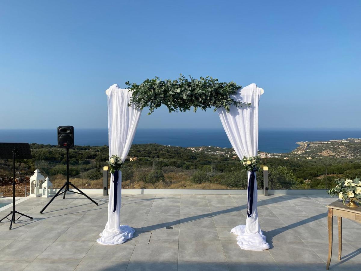 Eva Villas West With Infinity Pool & And Panoramic Sea View Gerani Chanion エクステリア 写真