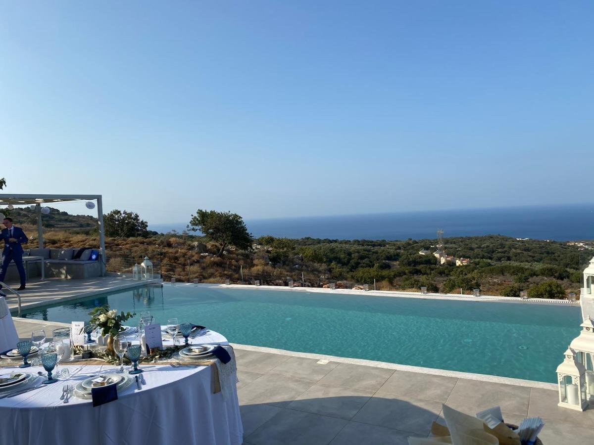 Eva Villas West With Infinity Pool & And Panoramic Sea View Gerani Chanion エクステリア 写真